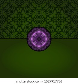 Luxury mandala background. Vector illustration.  For book cover, wedding invitation, or other tempalte card