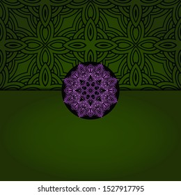 Luxury mandala background. Vector illustration.  For book cover, wedding invitation, or other tempalte card