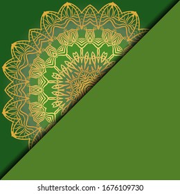 Lujoso marco mandala. Ilustración vectorial.  Para la portada del libro, la invitación a la boda u otra carta de viaje. 
