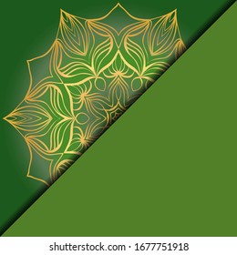 Lujoso marco mandala. Ilustración vectorial.  Para la portada del libro, la invitación a la boda u otra carta de viaje. 