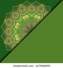 Lujoso marco mandala. Ilustración vectorial. Para la portada del libro, la invitación a la boda u otra carta de viaje. 