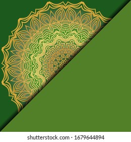 Luxury mandala background. Vector illustration. For book cover, wedding invitation, or other template card. 