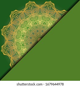 Luxury mandala background. Vector illustration. For book cover, wedding invitation, or other template card. 