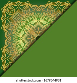 Luxury mandala background. Vector illustration. For book cover, wedding invitation, or other template card. 