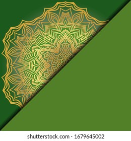 Luxury mandala background. Vector illustration. For book cover, wedding invitation, or other template card. 
