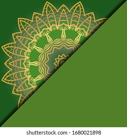 Luxury mandala background. Vector illustration. For book cover, wedding invitation, or other tempalte card. 