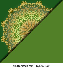 Lujoso marco mandala. Ilustración vectorial. Para la portada del libro, la invitación a la boda u otra carta de viaje. 