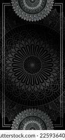 Luxury mandala background. Vector background for yoga, meditation poster. Ornamental Background. Wedding card, cover. 