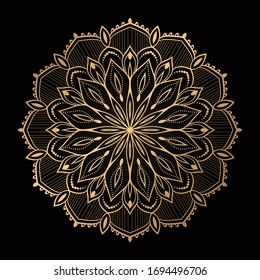
Luxury mandala background for wedding invitation, book cover, flyer, menu, brochure or leaflet