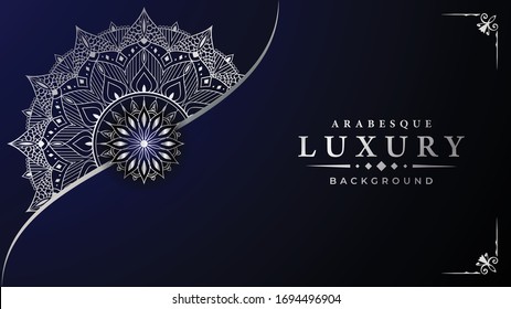 
Luxury mandala background for wedding invitation, book cover, flyer, menu, brochure or leaflet