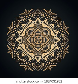 Luxury mandala decoration background template 