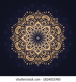 Luxury mandala decoration background template 