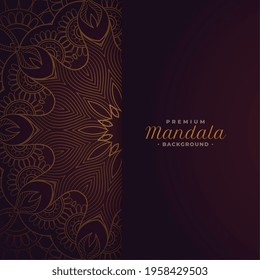 luxury mandala decorative background design