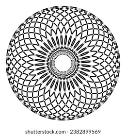 Conception de mandala de luxe, arrière-plan abstrait coloré, mandala à Fleurs