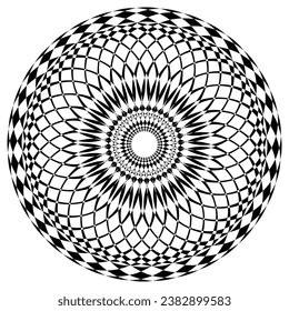 Conception de mandala de luxe, arrière-plan abstrait coloré, mandala à Fleurs