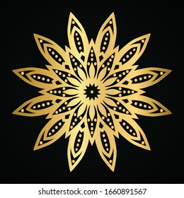 Luxus-Mandala-Design - Luxus-Hintergrund