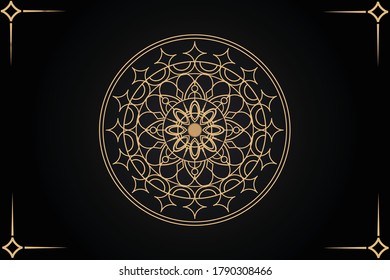 luxuriöses Mandala-Design, Hintergrund