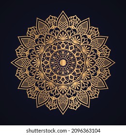 Luxury mandala design with background 