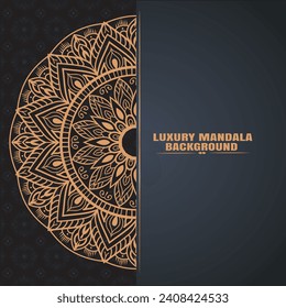 Luxury mandala design for the background.
