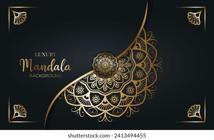 Luxury mandala design for background