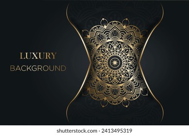 Luxus-Mandala-Design, Hintergrund