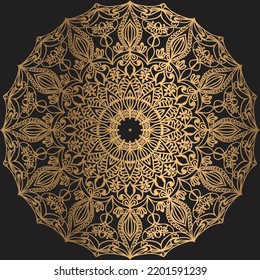 Luxus-Mandala-Design-Hintergrund-Vorlage