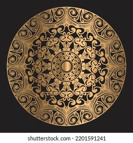 Luxury mandala design background template