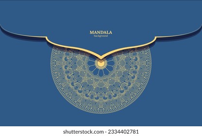 Luxury Mandala Design Background vector template