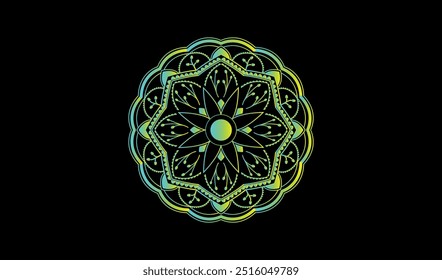 Luxury Mandala Design by Adobe Illustrator