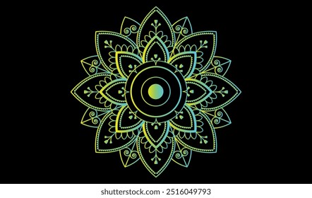 Luxury Mandala Design by Adobe Illustrator