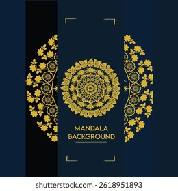luxury mandala design and color