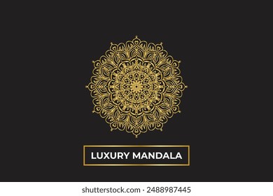 Luxury Mandala Design, drawing, template, graphic, luxury mandala, mandala artwork, illustration, gold, golden, design, vector, background, luxury