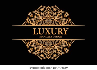 Luxury Mandala Design, Illustration Design , U would be like it , Editable layer , comport to use.