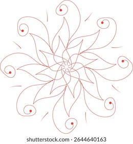 
Vector premium de diseño de mandala de lujo EPS10