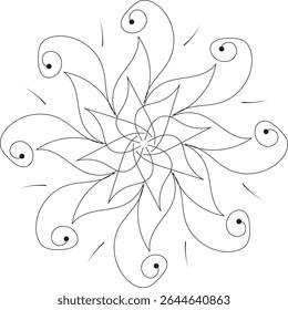 
Vector premium de diseño de mandala de lujo EPS10