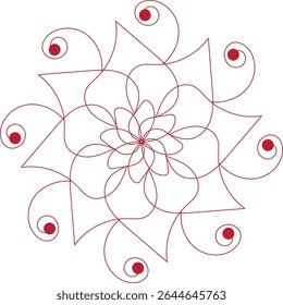 
Luxury mandala design premium vector EPS10