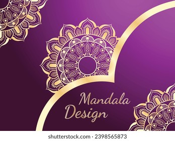 Luxury mandala design, print ready.