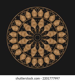 Plantilla de diseño de Mandala de lujo ,