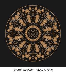 Luxury Mandala Design Template ,