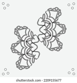 Plantilla de diseño de Mandala de lujo ,