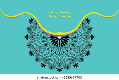 Luxury Mandala Design Template Vector