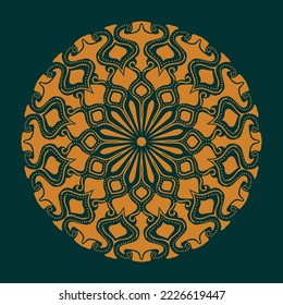 Luxury mandala design used can be any ceramics