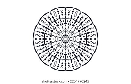 luxury mandala design vector background  vintage abstract floral pattern design