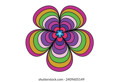 luxury Mandala design vector background vintage abstract floral pattern design Vector Art