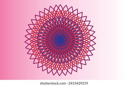  luxury Mandala design vector background vintage abstract floral pattern design Vector Art