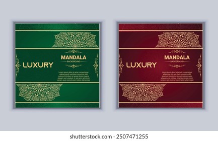luxury mandala  design vector template