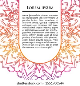 Luxury Mandala Geometric Pattern, Background