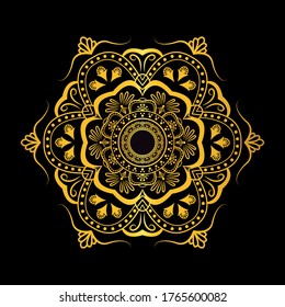 Luxury mandala gold collor background, decorative background with an elegant mandala design, Luxury Mandala Islamic Background with Arabesque Pattern, Ornamental Background 