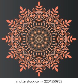 luxury mandala .gold color.luxury ornamental mandala design background.Mandala Vector Art Pattern Design.rabic islamic east style.