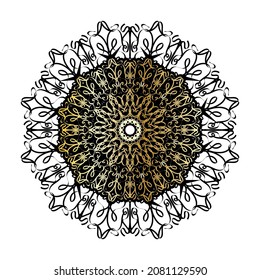 Luxury Mandala Gold Ornament In Arabesque Islamic Style For Invitation And Wedding Luxury Mandala Gold Ornament.